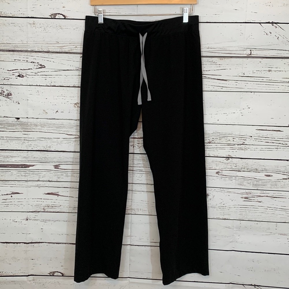 Figs Size M/P Black Straight Leg Pants